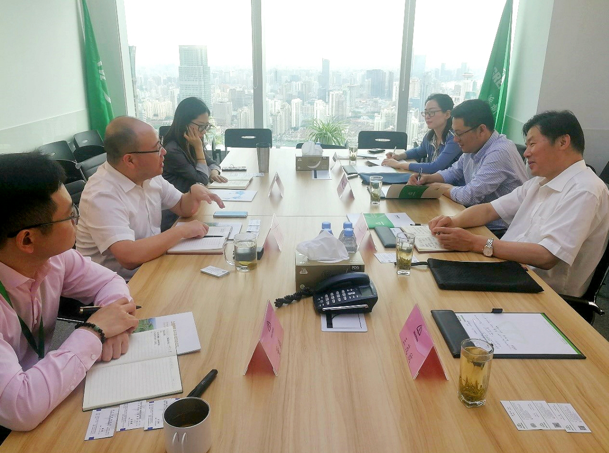 連云港市政協(xié)副主席、上合組織（連云港）國際物流園管委會主任魯林來訪上海格派