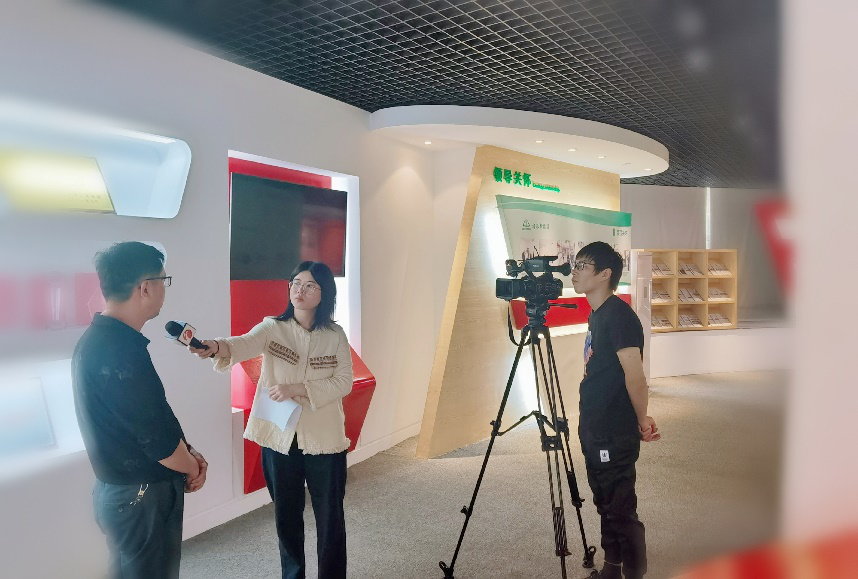 上虞區(qū)電視臺(tái)采訪浙江格派發(fā)展情況